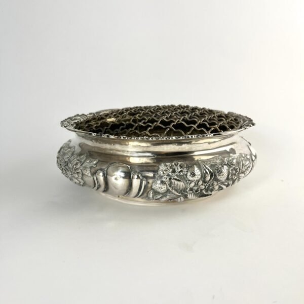 Centro de mesa en plata