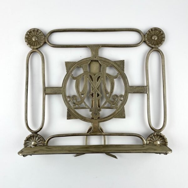 Atril en metal plateado