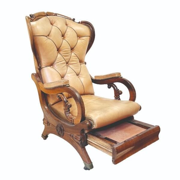 Sillón inglés en caoba