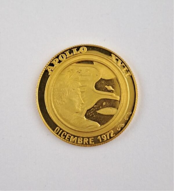 Medalla Apollo XVII de oro