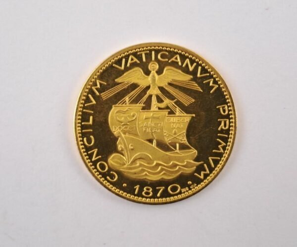 Medalla Vaticano Pio IX de oro