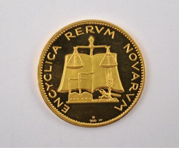 Medalla Vaticano León XIII de oro