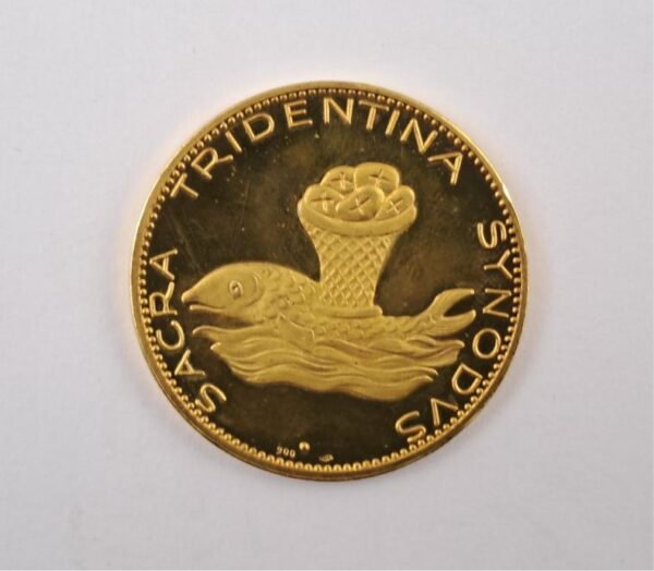 Medalla Vaticano Pío X de oro