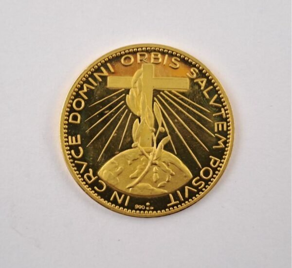 Medalla Vaticano Benedicto XIV de oro