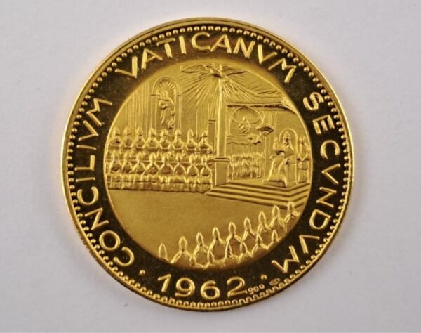Medalla Vaticano Juan XXIII de oro