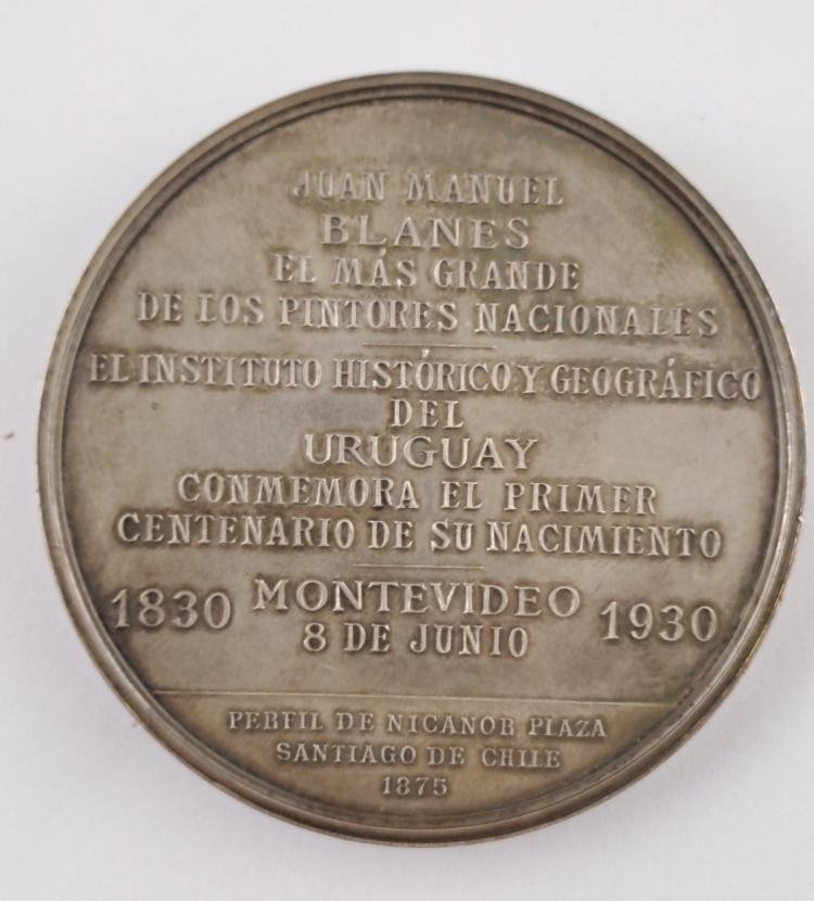 Juan Manuel Blanes medalla de plata - Imagen 2