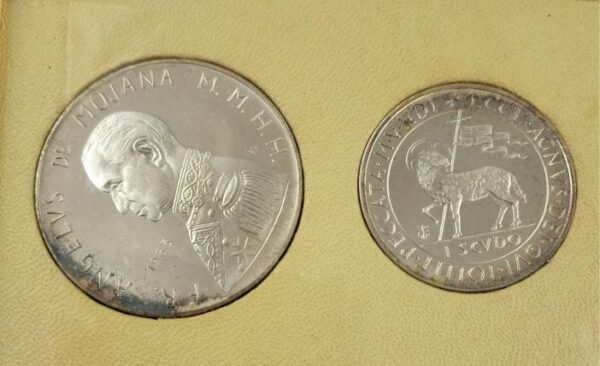 Orden de Malta Set de 2 monedas Scudi de plata
