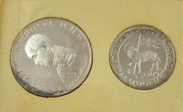 Orden de Malta Set de 2 monedas Scudi de plata