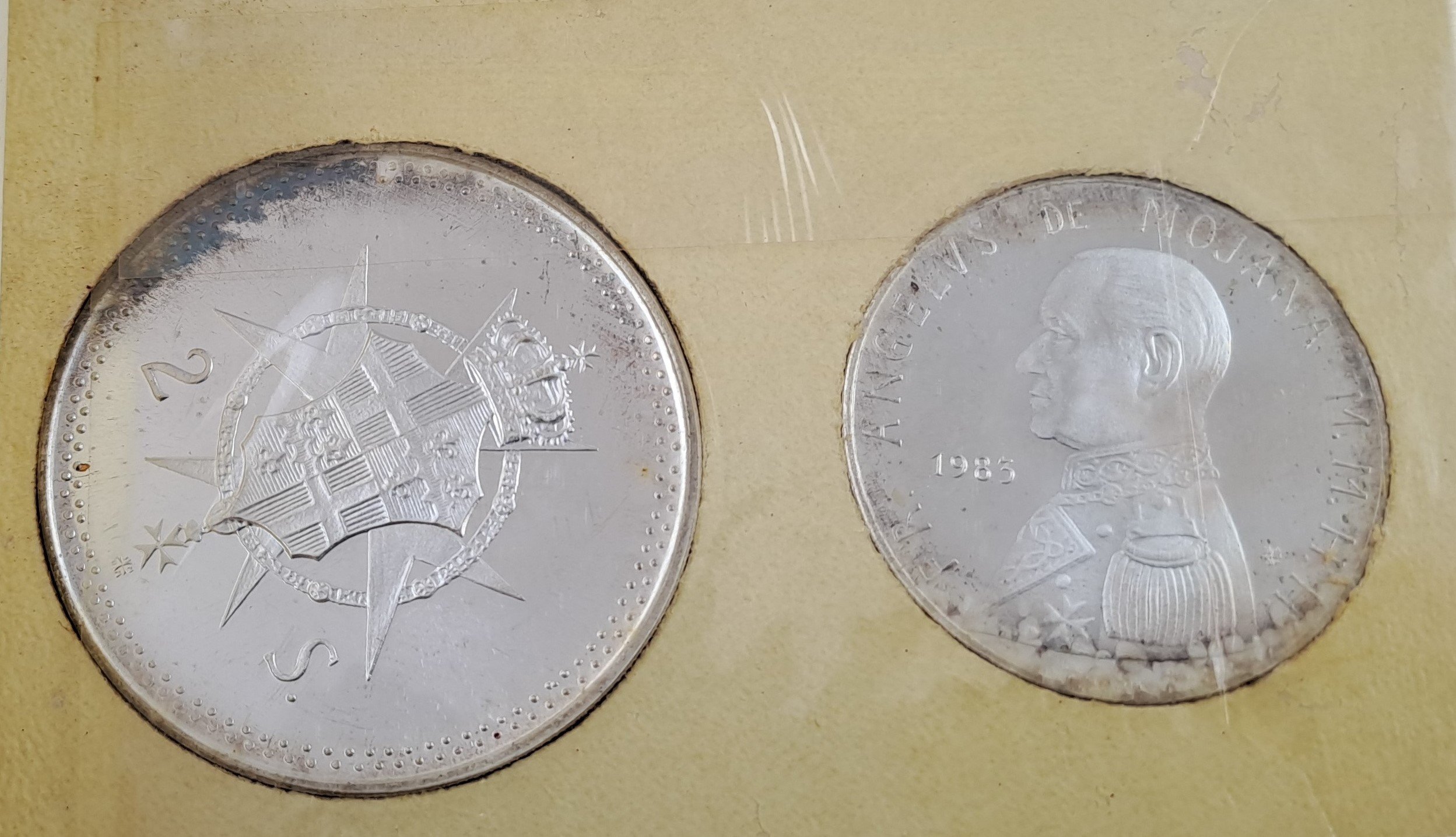 Orden de Malta Set de 2 monedas Scudi de plata - Imagen 2
