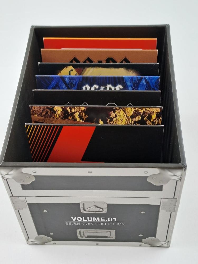 Australia AC DC set 7 monedas homenaje a 6 díscos - Imagen 13