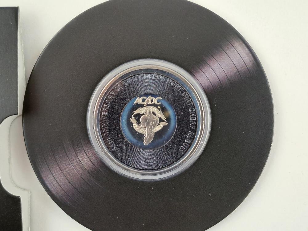 Australia AC DC set 7 monedas homenaje a 6 díscos - Imagen 5