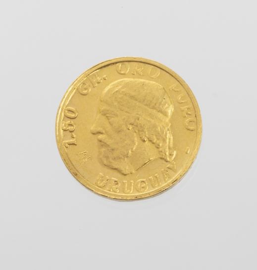 Medalla uruguaya en oro